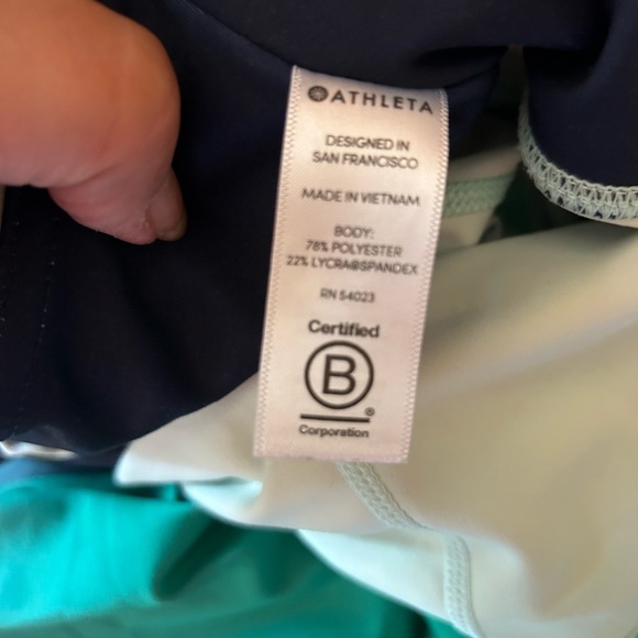 Athleta Womans Green Ombré High-rise Compression Leggings Sz S NWOT! - Picture 4 of 7